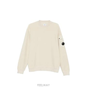 당일배송 CP컴퍼니 렌즈 디테일 소매 포켓 스웨트셔츠