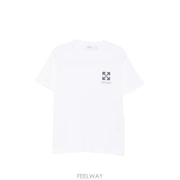 당일배송 오프화이트 애로우 프린트 티셔츠