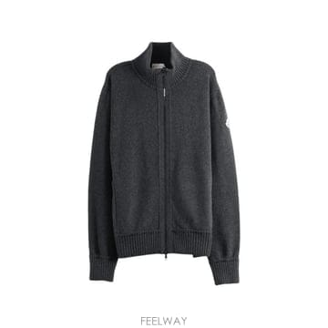 Moncler ���Ϲ�� ��Ŭ���� logo patch zip up cardigan���Ϲ�� ��Ŭ���� logo patch zip up cardigan