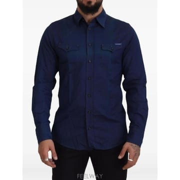 Dolce&Gabbana ���Ϲ�� ��ü�ذ��ٳ� Gold slim fit shirt���Ϲ�� ��ü�ذ��ٳ� Gold slim fit shirt
