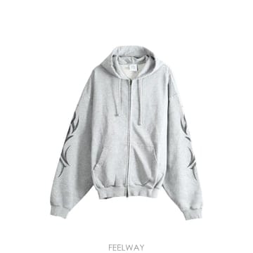 당일배송 베트멍 트라이벌 프린트 후드 집업