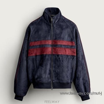 ZARA 자라 컬러 블록 페이크 스웨이드 트랙탑 져지 자켓 Z1353