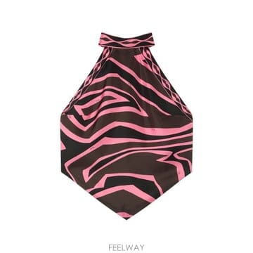 에밀리오 푸치 프린트 실크 탑 6URM206U741018 B0712492051