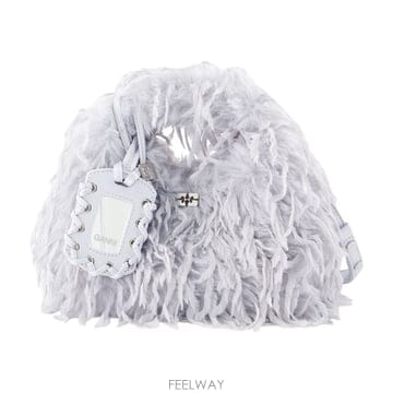 26 F/W 가니 호보 미니 지갑 GANNI 신세틱 그레이 C1040 B0732363791