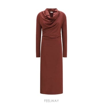 Brunello Cucinelli �ؿ� ���¸���� AW26 ���ڷ���ġ�ڸ� ���� ��ũ�� �� ���� �巹���� ���ǽ� ��� ��� MG929AB1Z1�ؿ� ���¸���� AW26 ���ڷ���ġ�ڸ� ���� ��ũ�� �� 