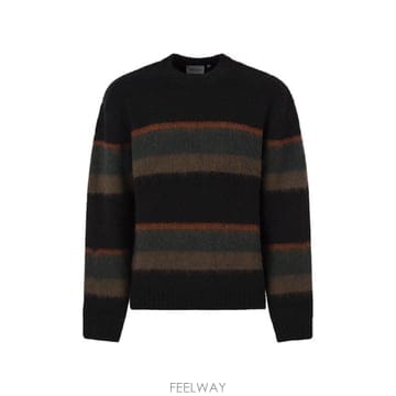 26FW CARHARTT 스트라이프 Alpaca 블렌드 점퍼 I0353903YJXX TP582176496
