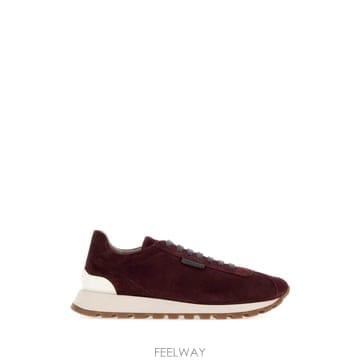 Brunello Cucinelli 26FW ���ڷ� ��ġ�ڸ� Plum suede ����Ŀ�� MZSFG2110PC9774 TP58190011526FW ���ڷ� ��ġ�ڸ� Plum suede ����Ŀ�� MZSFG2110PC