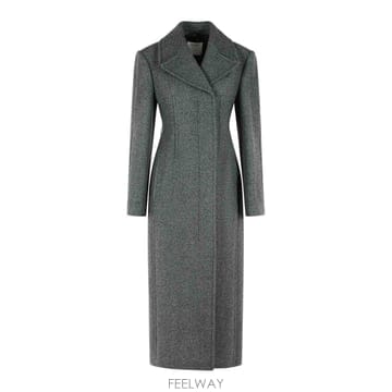 26FW 막스마라 Golfo 롱 코트 In 퓨터 Grey 울 2622016032002 TP582175752