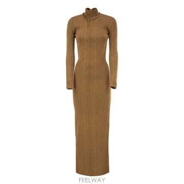 Elisabetta Franchi 26FW �����ں�Ÿ ����Ű �� ��ī�� ��Ʈ �巹�� with ���� back AM31S67E2AI6 TP582126FW �����ں�Ÿ ����Ű �� ��ī�� ��Ʈ �巹�� with ����