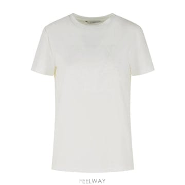 26FW 막스마라 Panfilo 화이트 코튼 T 셔츠 2621946012001 TP582176164