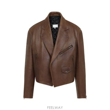 26FW 메종 마르지엘라 바이커 레더 자켓 S67AM0125M07048133 TP581961233