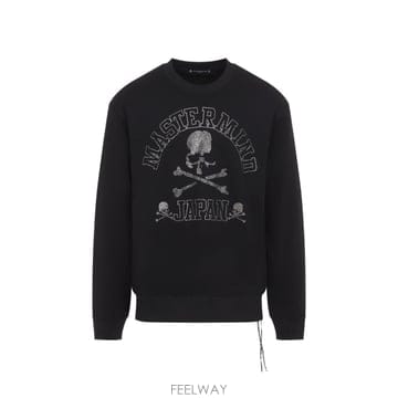 26FW 마스터마인드 재팬 스와로브스키 크리스탈 스웨트 셔츠 MJ26EE2SW064010BLACK TP582