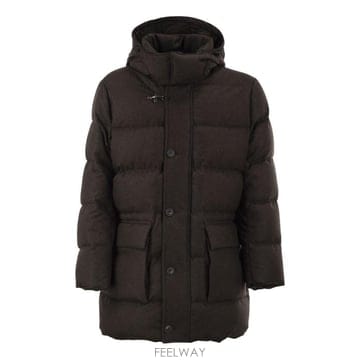 26FW 페이 퓨터 버진 울 후드 다운 코트 NAM33530320WGZS804 TP582177058