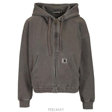 Carhartt WIP 지퍼업 로고 후드티 I036812 89GD TP979816913