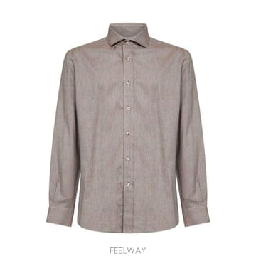 Brunello Cucinelli 롱 슬리브 버튼 셔츠 MY6370627 C024 TP979840540