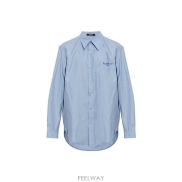 발망 자수 로고 셔츠 HH1HS565CG75 6HY TP979843224