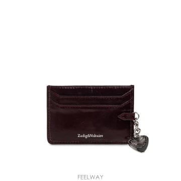Zadig   Voltaire 참 카드 홀더 지갑 LWSG038140 DEEPPURPLE TP97982275