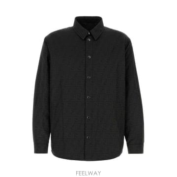 Fendi 모노그램 칼라 긴소매 셔츠 FW1470AMYB F0QA1 TP979841631