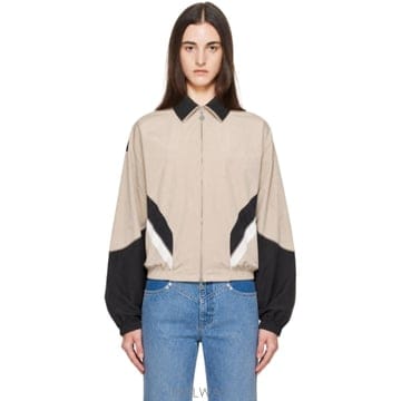 26 FW 스텔라 매카트니 베이지 ECONYL 쉘 재킷 262471F063001