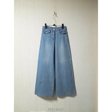 마인 MINE 와이드 데님 팬츠 44 사이즈 정품