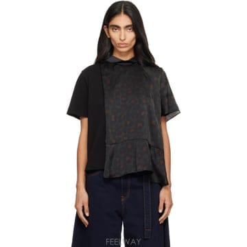 Sacai 26 FW ��ī�� ���� �����ĵ� ���� Ƽ���� 262445F09201326 FW ��ī�� ���� �����ĵ� ���� Ƽ���� 262445F092013