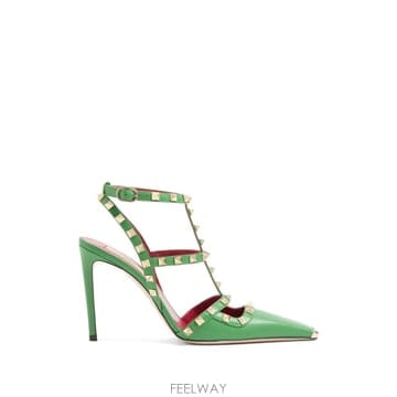 26 FW 발렌티노 가라바니 락스터드 레더 펌프스 WS0PV4WZD TP454747093