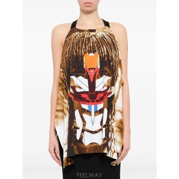 26 FW 지방시 mask graphic dress 14U2774487 TP454746354
