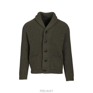 26 FW Fedeli 골지 숄 칼라 가디건 MU007087 TP456396448