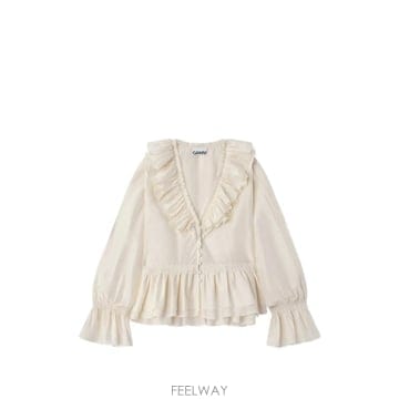 GANNI 26 FW ���� ���ڽ� ��ũ ����콺 A1040527 TP45958526626 FW ���� ���ڽ� ��ũ ����콺 A1040527 TP459585266