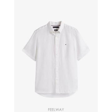 26 FW 타미힐피거 리넨 반소매 셔츠 MW0MW41531 TP458397127