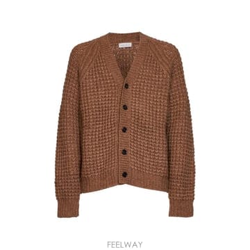 26 FW Roberto Collina V넥 와플 니트 가디건 B4701005 TP459043776