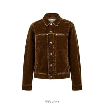 26 FW 페라가모 유틸리티 블루종 795655 TP457583888
