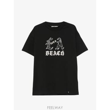 26 FW 팜앤젤스 라이프 A 비치 그래픽 프린트 티셔츠 PAMAA001JR0031003 TP45896030