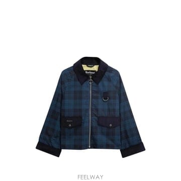 26 FW 바버 바이톤 체크 패턴 코듀로이 칼라 재킷 LCA0407BL71 TP458393482