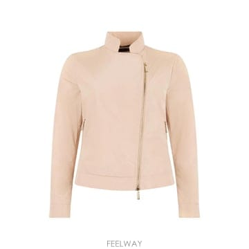 26 FW 무레르 Hedy P high neck off centre zip jacket HEDYP TP459