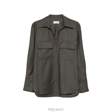 26 FW 아뇨나 체스트 포켓 긴소매 블라우스 TD1202YU1142 TP457577590