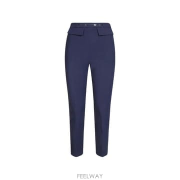 26 FW Elisabetta Franchi 더블 레이어 스트레치 크레이프 팬츠 PA19566E2 TP458