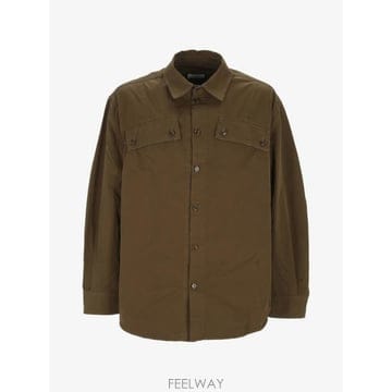 26 FW 오프화이트 로고 프린트 플랩 포켓 셔츠 OMGE04NF25FAB0015858 TP455253648