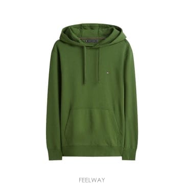 26 FW 타미힐피거 로고 패치 후드티 MW0MW37235 TP458390051