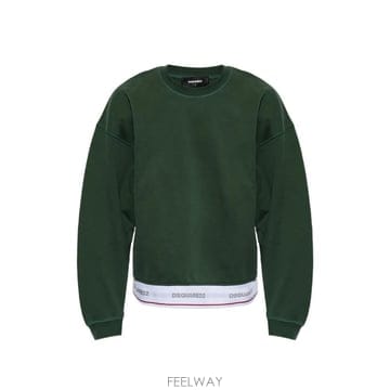 26 FW 디스퀘어드2 로고 웨이스트밴드 스웨트셔츠 S74GU0961D25028 TP456377704