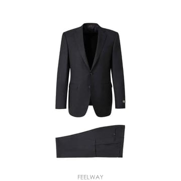 26 FW Canali 노치드 라펠 싱글 브레스티드 수트 1922020BF06174 TP456581701