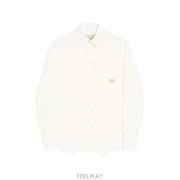 26 FW 발렌티노 가라바니 버터플라이 자수 포플린 셔츠 VABSB2B57 TP458388713