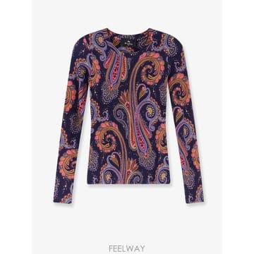 ETRO [N85]��Ʈ�� WRJB0026 ���� Ƽ���� �μҸ� ��Ҹ� ž ETRO Paisley viscose and[N85]��Ʈ�� WRJB0026 ���� Ƽ���� �μҸ� ��Ҹ� ž ETRO