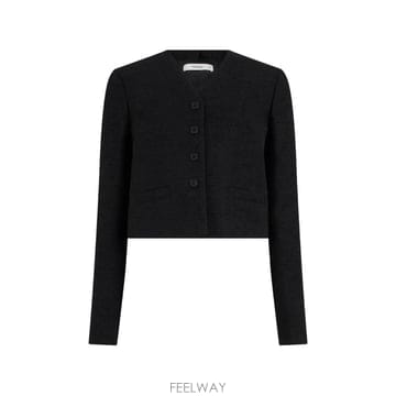 26 FW 펜디 블랙 부클레 울 재킷 FJ7748B1U1 TP459725426