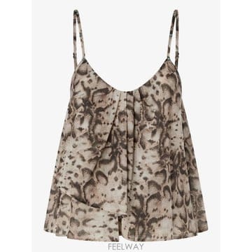 26 FW PINKO 스네이크 프린트 스트랩 탑 106868A3AP TP459090563