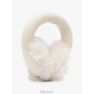 Moncler 26 FW ��Ŭ���� ribbed knit furry earmuffs L20933B00047N1294 TP4526 FW ��Ŭ���� ribbed knit furry earmuffs L20933B00047