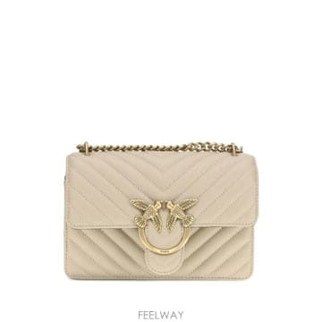 26 FW PINKO 러브 셰브런 체인 숄더 백 100074A0GK TP459412595