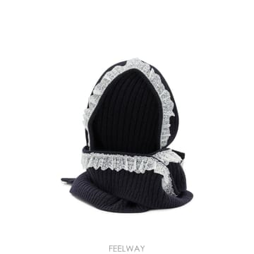 GANNI [V90]���� B3020274683 ���� ���� ĸ ��� Wool balaclava[V90]���� B3020274683 ���� ���� ĸ ��� Wool balaclava