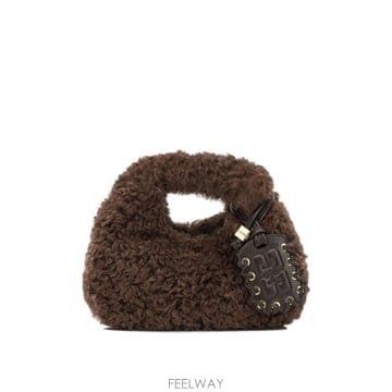 GANNI [V90]���� C1040043ZWX ���� ��Ʈ�� ž�ڵ�� ���۹� Mini Hobo Faux Fur Small[V90]���� C1040043ZWX ���� ��Ʈ�� ž�ڵ�� ���۹� Mini