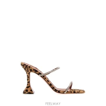 | Other Brand | [X45]AMINA MUADDI GILDASLIPPER95 LEOPARDWHITE ���� ���� ������ ������[X45]AMINA MUADDI GILDASLIPPER95 LEOPARDWHITE ���� ��